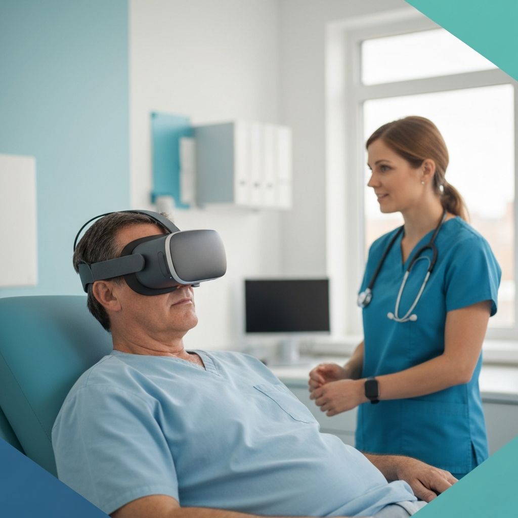 Virtual reality therapy session capturing kinematic data