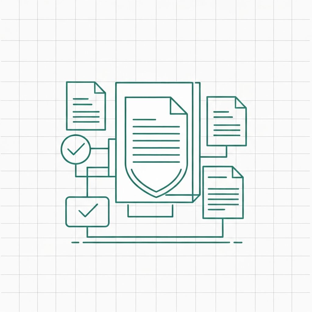 AI safety architecture showing generated text validated against source documents